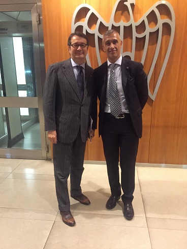 Il Presidente PICampania Renato Abate e il Presidente PI Confindustria Carlo Robiglio